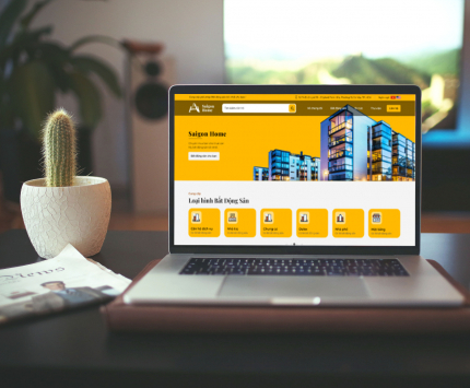 Website Bất Động Sản Saigon Home