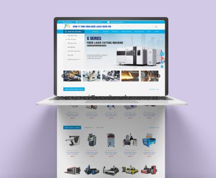 Dự án Website Cơ Khí Laser Thiên Phú